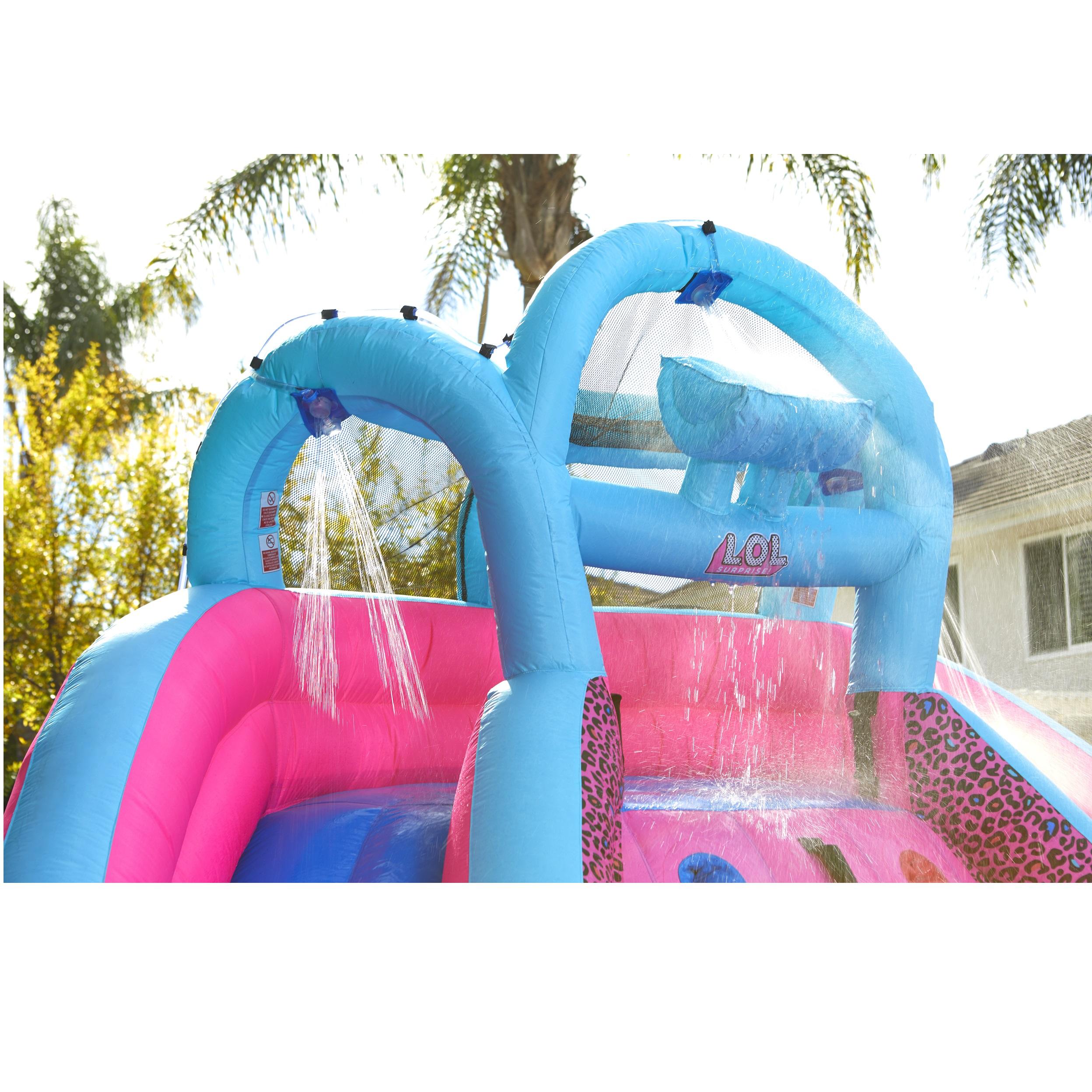 L.O.L. Surprise! Inflatable River Race Water Slide with Blower