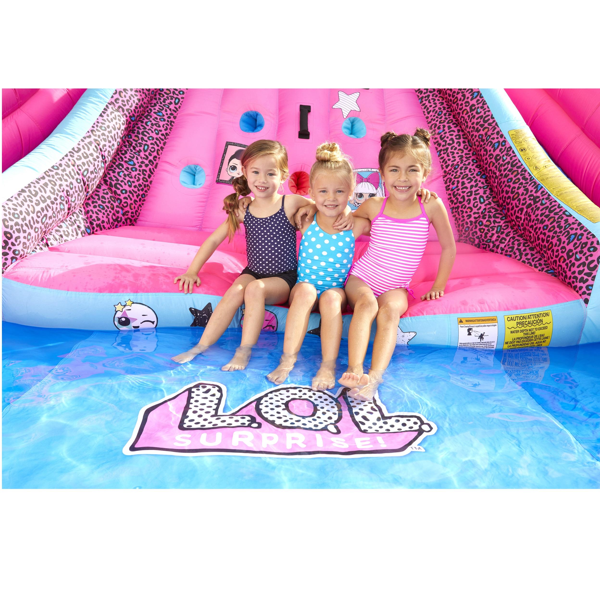 L.O.L. Surprise! Inflatable River Race Water Slide with Blower