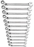 KD Tools 85488 12 pc Metric Indexing Combination Ratcheting Wrench Set