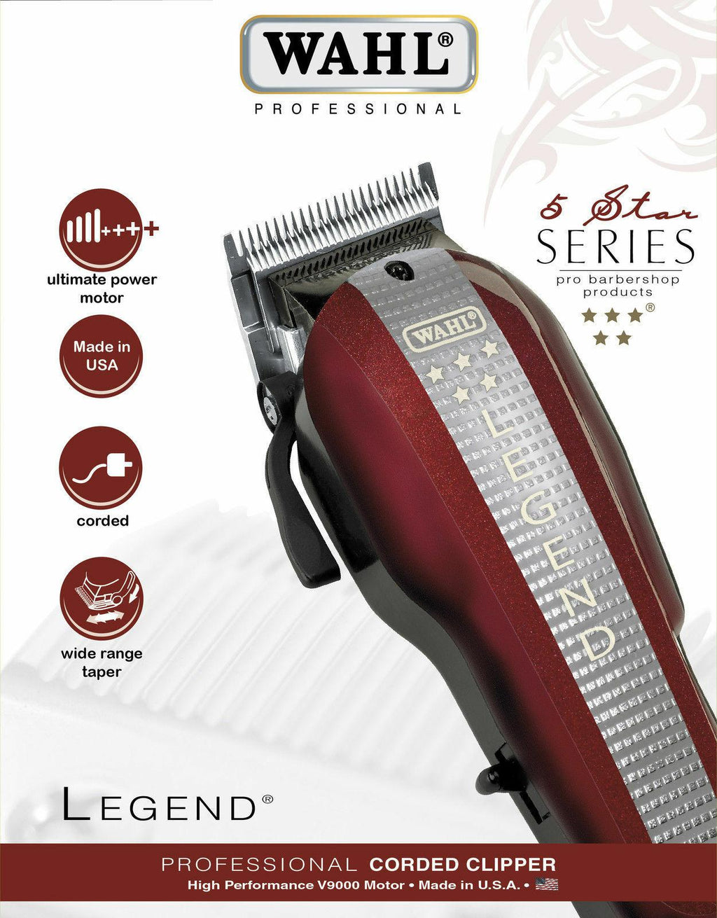 Wahl Professional 5-star Legend Hair Clipper 8147-100
