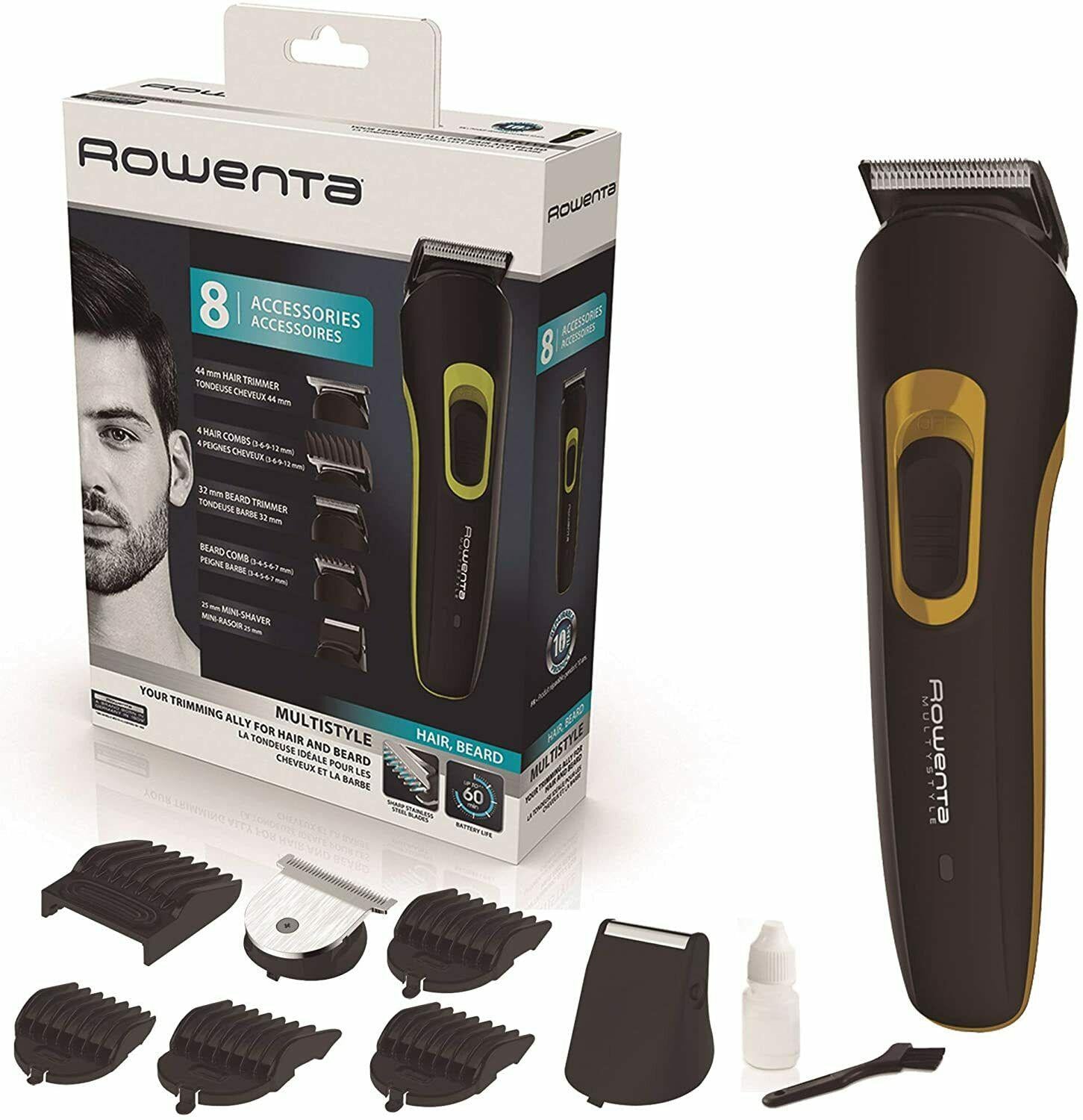 Rowenta Multistyler 8 on 1 Basic Tn8940 - Trimmer and Barber Professional