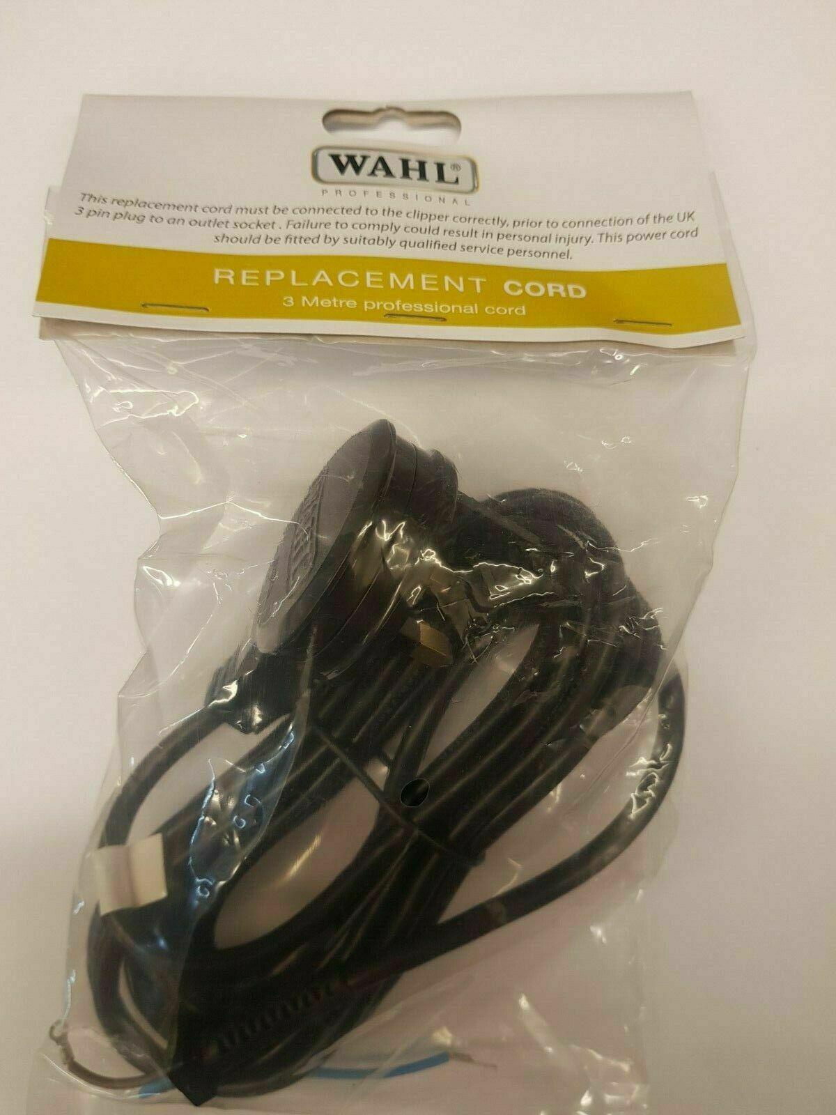 WAHL REPLACEMENT CORD *NEW* (FOR SUPER TAPER , BALDING , LEGEND TAPER 2000)