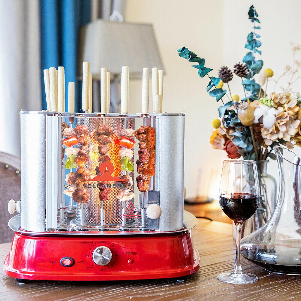 Vertical Counter Top Electric Kebab Rotating Rotisserie Oven Grill Machine USA