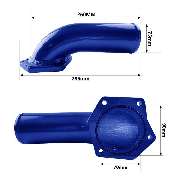 08-10 Ford 6.4L EGR Valve Cooler Delete Kit High Flow Intake Elbow Fit