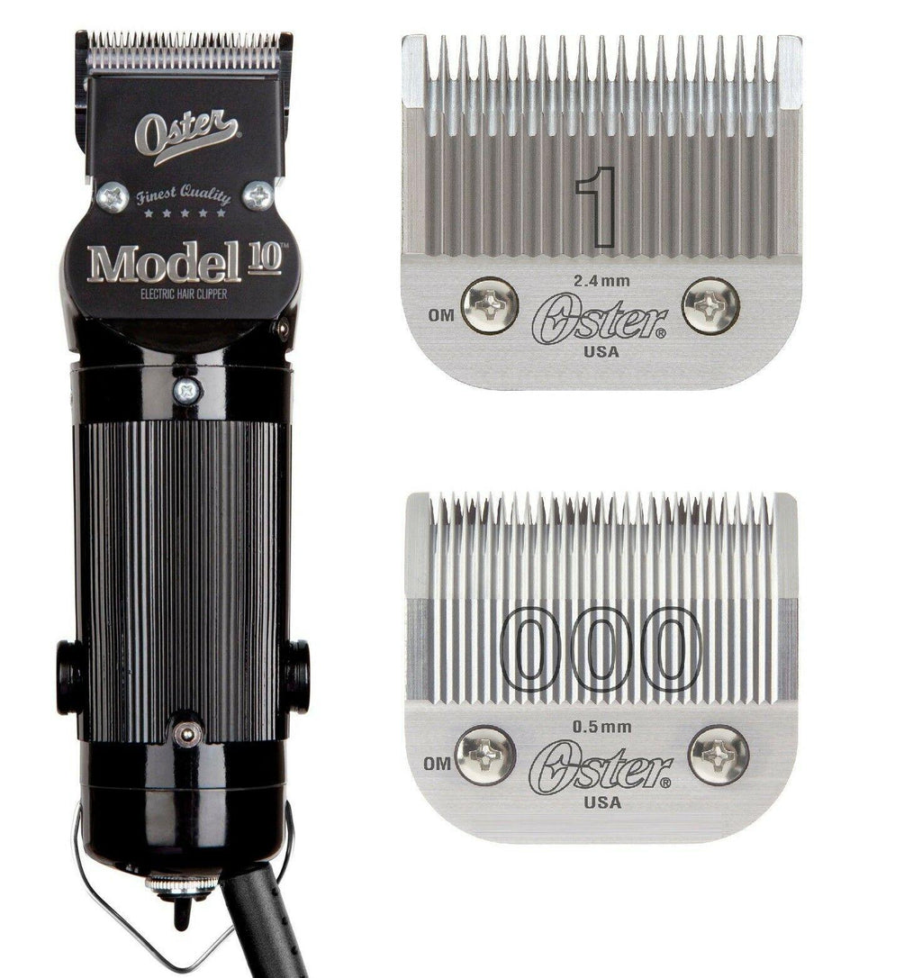 Oster Model 10 Hair Clipper with 000 Blades Included - Black