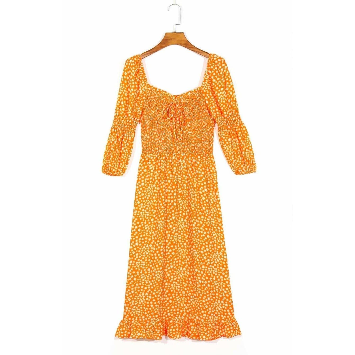 elegant vintage midi dress