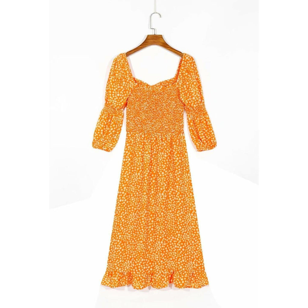elegant vintage midi dress