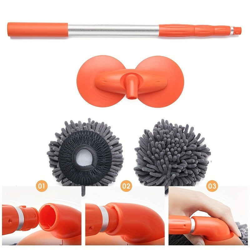 Ultimate Car Cleaning Kit: Microfiber Brush Mop, Mitt, Spon&amp; More - Get A Spotless Shine Every Time!