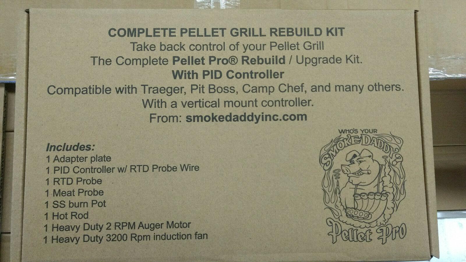 Pellet Grill Rebuild Kit w/ TRUE PID Controller