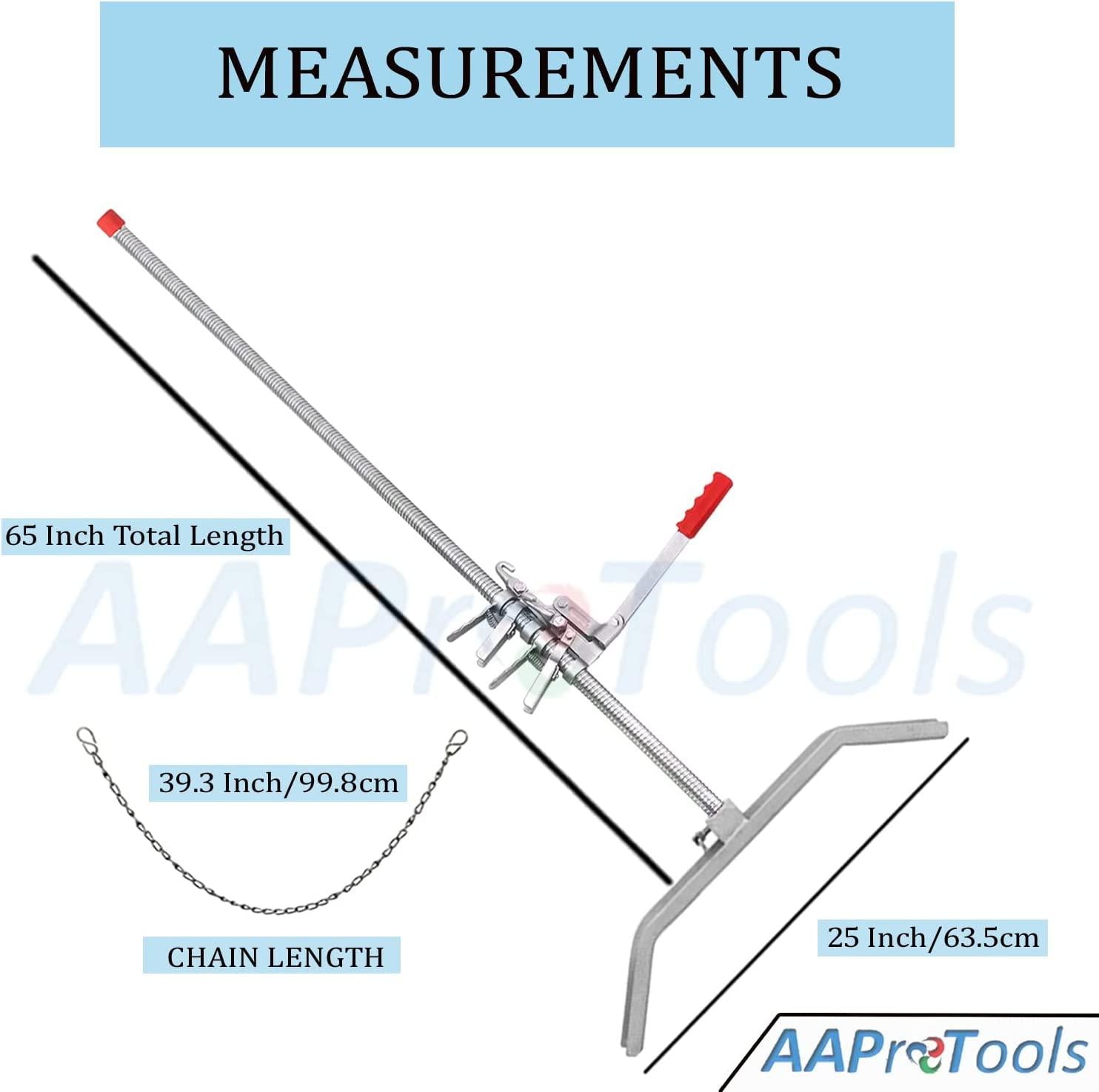 AAProTools Durable Baby Cow delivery Apparatus Calf Puller & (1pc) OB Handle, (1pc) Chain 30" Veterinary Instruments for Dairy Farm