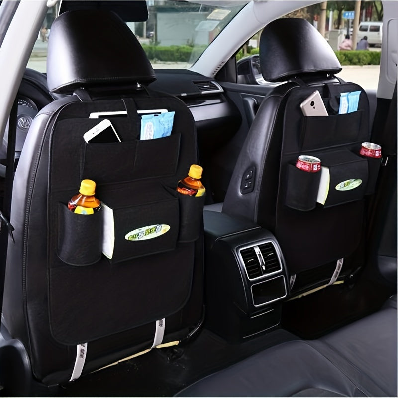 1pc Multifunctional Universal Auto Car Back Seat Organizer Holder Ceiling Hanging StoraBag