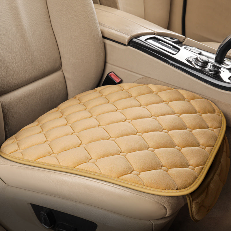 Car cushion winter plush automotive cushion car accessories three sets of single piece warm cushion automotive supplies