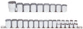 Stanley Proto J54211 24 Piece 12 Point 1/2" Drive Metric Socket Set