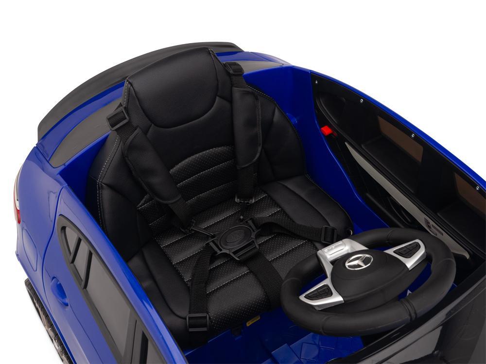 KIDSVIP Officially Licensed Mercedes Benz GLC63 1 Seater for 1 Rider for Kids and Toddlers Ride on Car W/ 12V 7amp Battery and 2 motors, Leather Seat, Remote Control, Upgraded EVA Rubber W