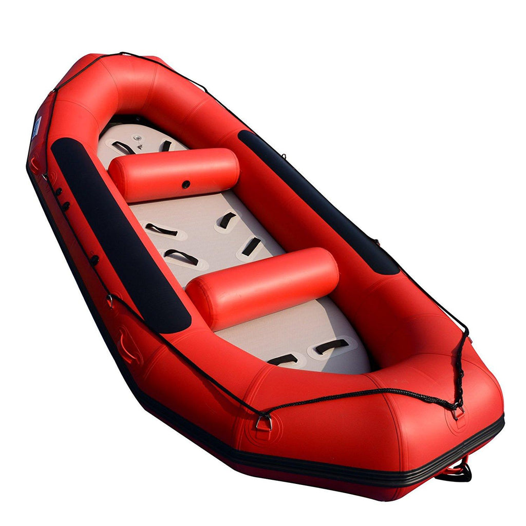 BRIS 13Ft Inflatable White Water River Raft Inflatable Boat Floating Tubes