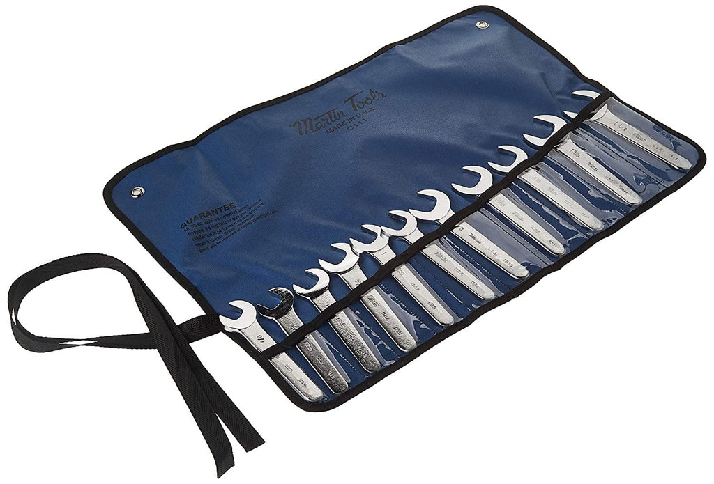 SW11K 11-piece Service Wrench Set, SAE, Chrome finish