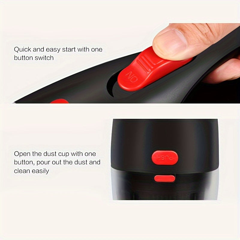 Powerful Mini Car Vacuum Cleaner - Get Rid Of Dust &amp; Keep Your Car Interior Clean!