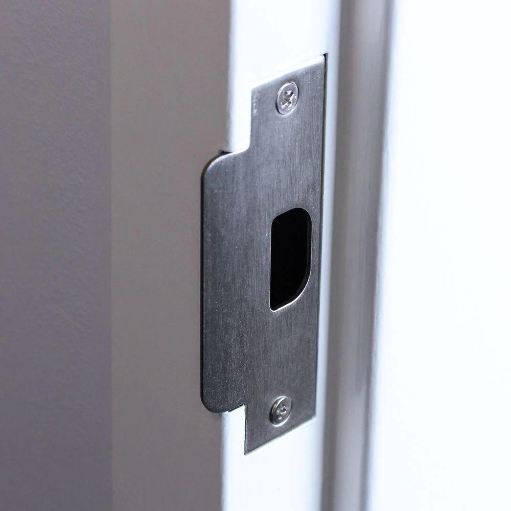 Satin Nickel ASA Latch Strike