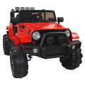 Ktaxon Kids 12V Ride On Car Truck W/ Remote Control; 3 Speeds; LED Headlights;Spring Suspension - Toy Gift