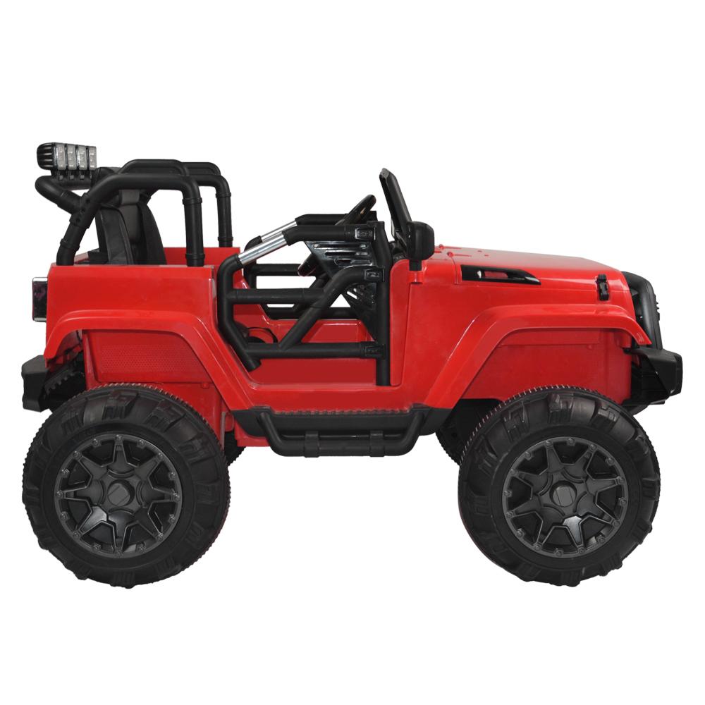 Ktaxon Kids 12V Ride On Car Truck W/ Remote Control; 3 Speeds; LED Headlights;Spring Suspension - Toy Gift
