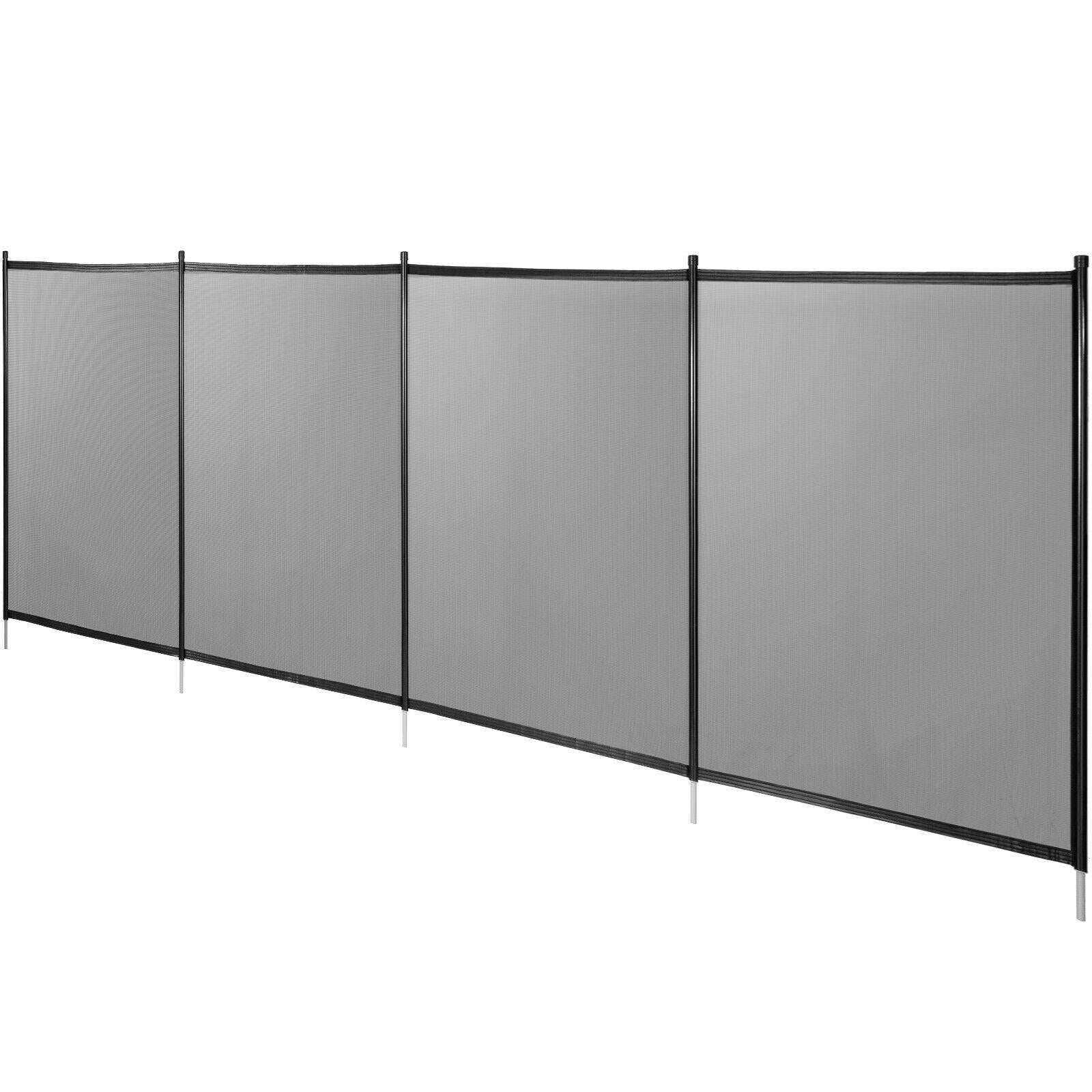 4Ft x 72Ft Pool Fence Swimming Fence in Ground Life Saver Fence Portable