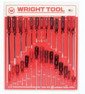 Wright Tool D973 Screwdrivers Jumbo Three Flute Ergonomic Handle, 28-Piece