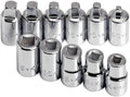 SK Hand Tools 19781 Socket Set Pipe Plug 3/8in. Drive 11pc Male/female