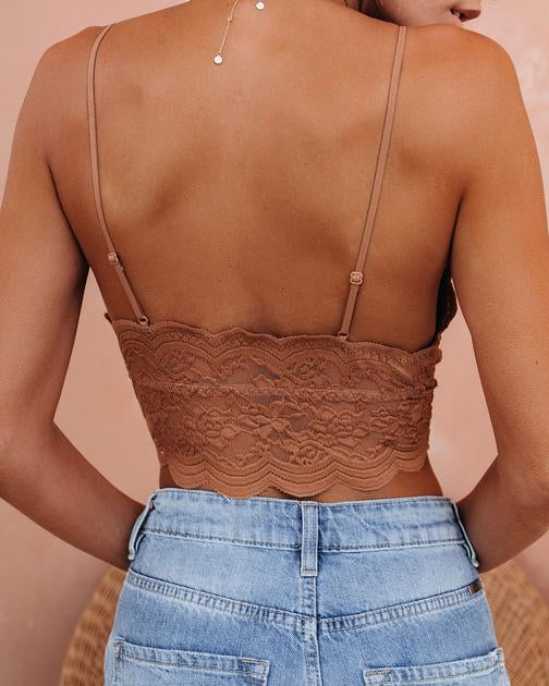 Junie Lace Bralette - Ginger