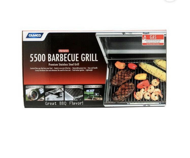 57305 Olympian 5500  Steel Portable Gas Grill RV and Outdoor Use