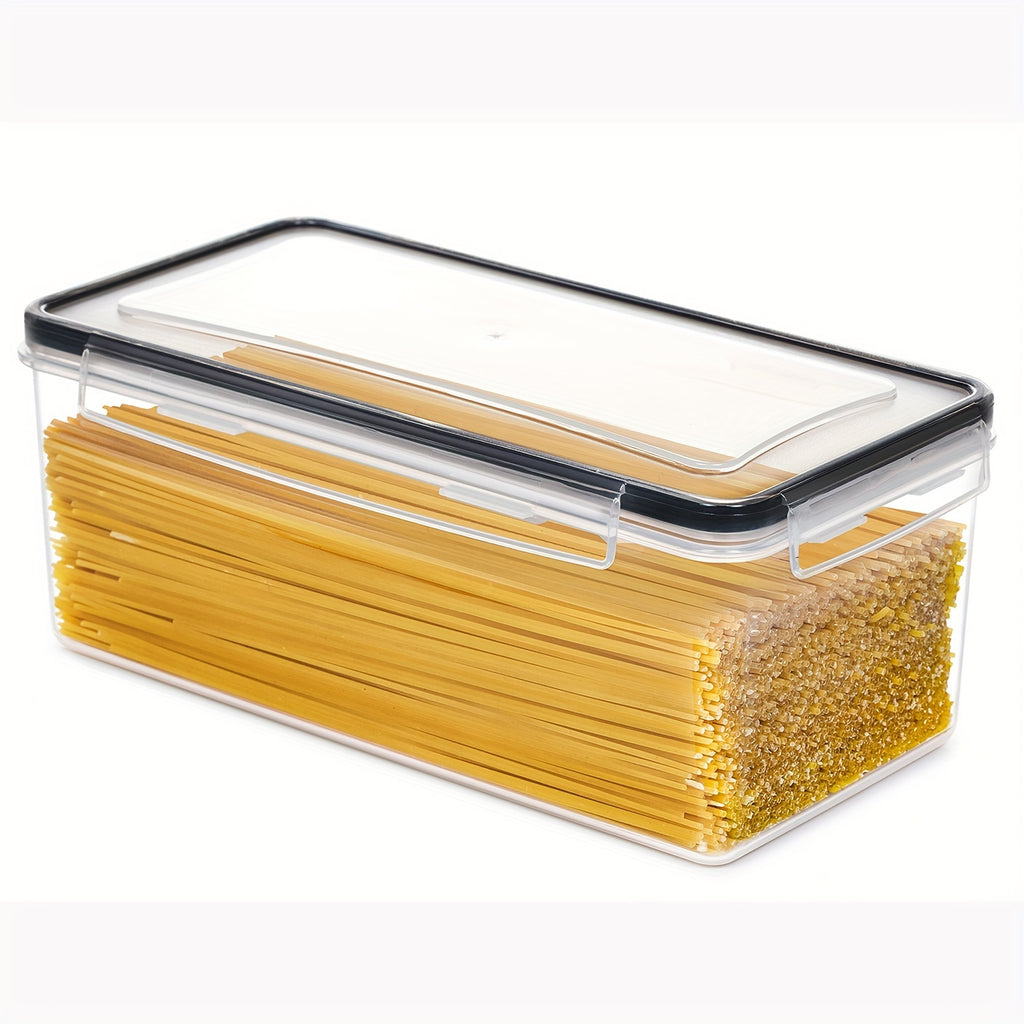 1/2/3pcs Airtight Food StoraContainers With Lids 3.2L, Plastic Spaghetti Container, PP Material BPA Kitchen Pantry Organization And Storage