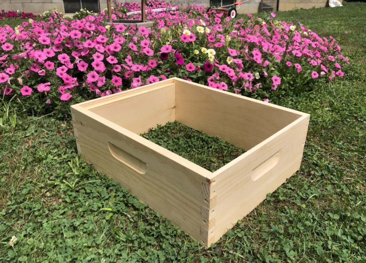 Little Larue Apiary 10 Frame 2 Deep & 3 Medium Beekeeping Bee Hive Body Only (Un-Assembled) Langstroth Made in USA (Screen Bottom)