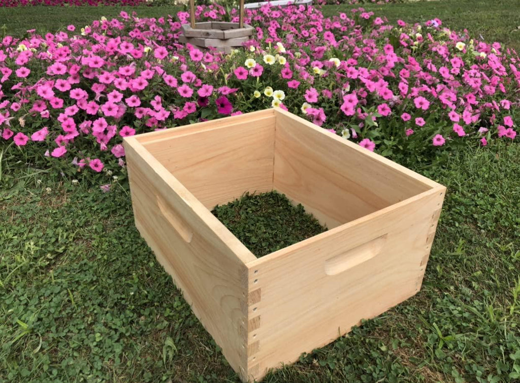 Little Larue Apiary 10 Frame 2 Deep & 3 Medium Beekeeping Bee Hive Body Only (Un-Assembled) Langstroth Made in USA (Screen Bottom)