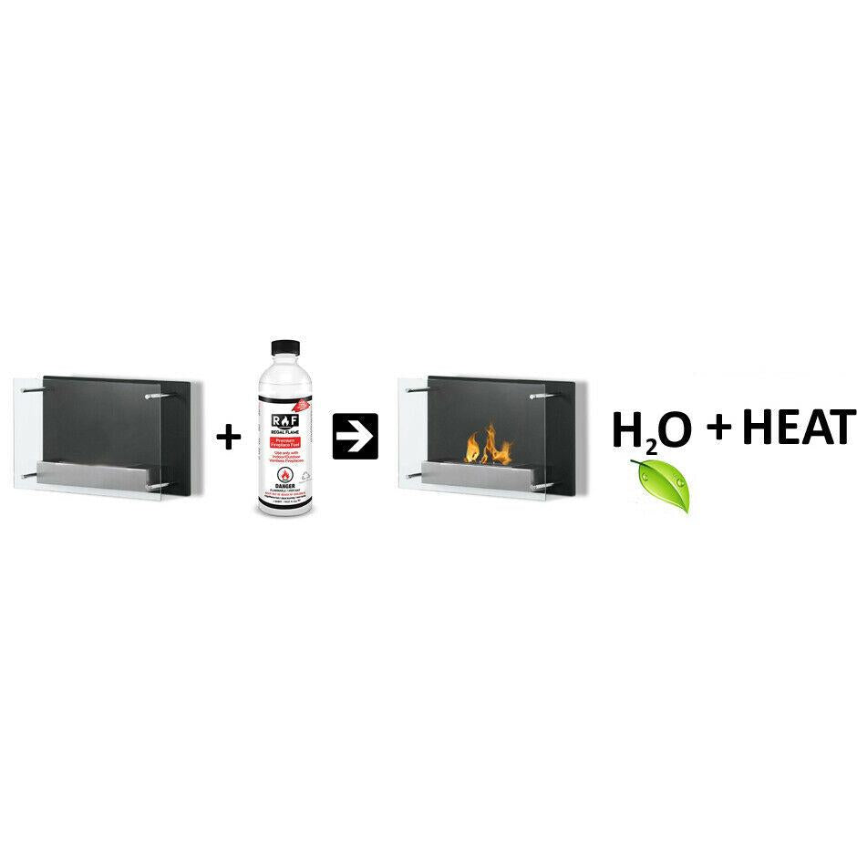 Premium Ventless Bio Ethanol Fireplace Fuel - 36 Quart