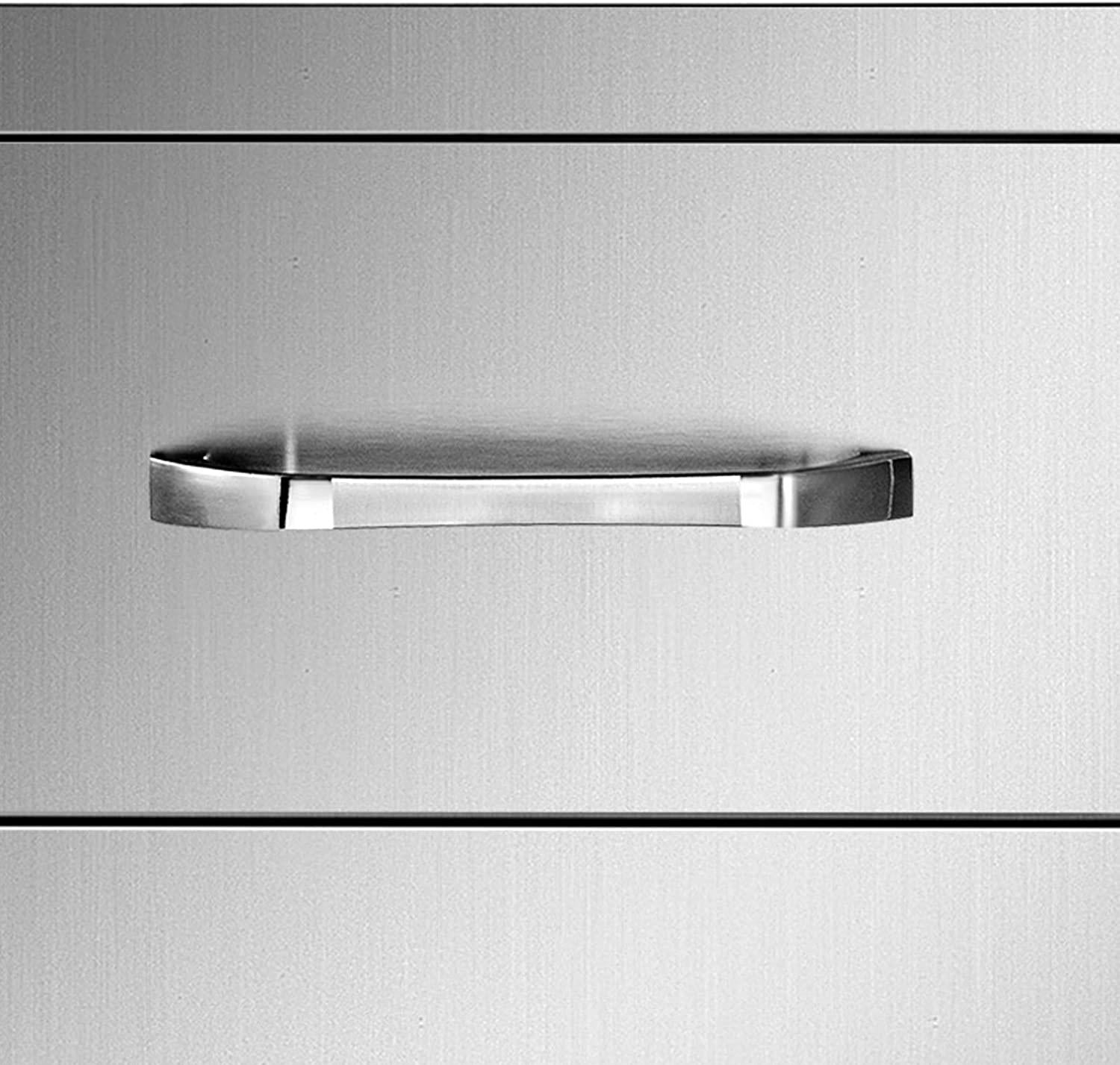 Mophorn Outdoor Kitchen Drawers 17.7 W X 20.5 H X 12.5 D, Flush Mount Double BBQ