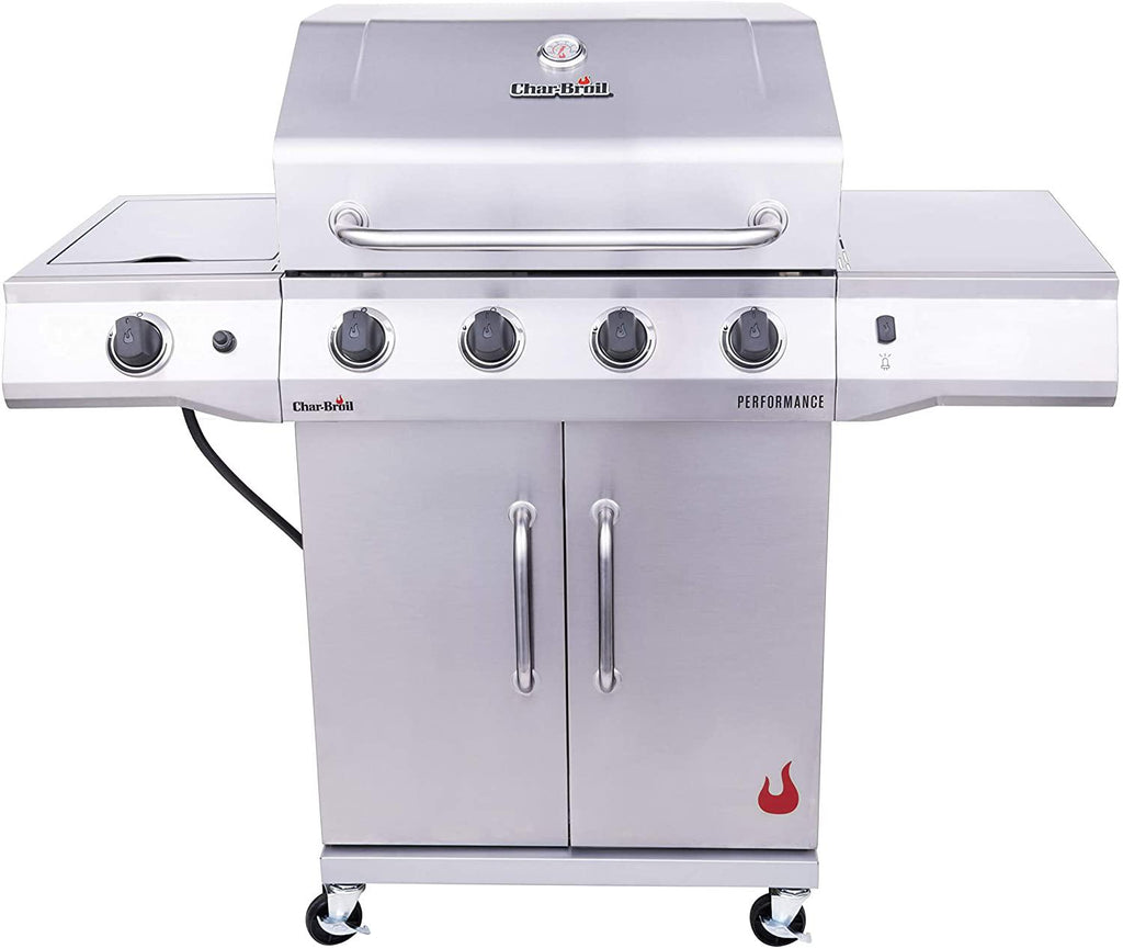 463354021 Performance 4-Burner Cabinet Style Liquid Propane Gas Grill