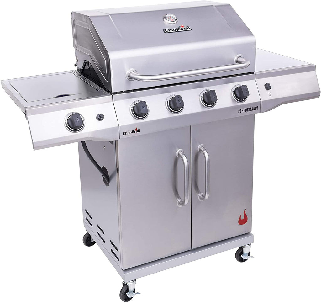 463354021 Performance 4-Burner Cabinet Style Liquid Propane Gas Grill