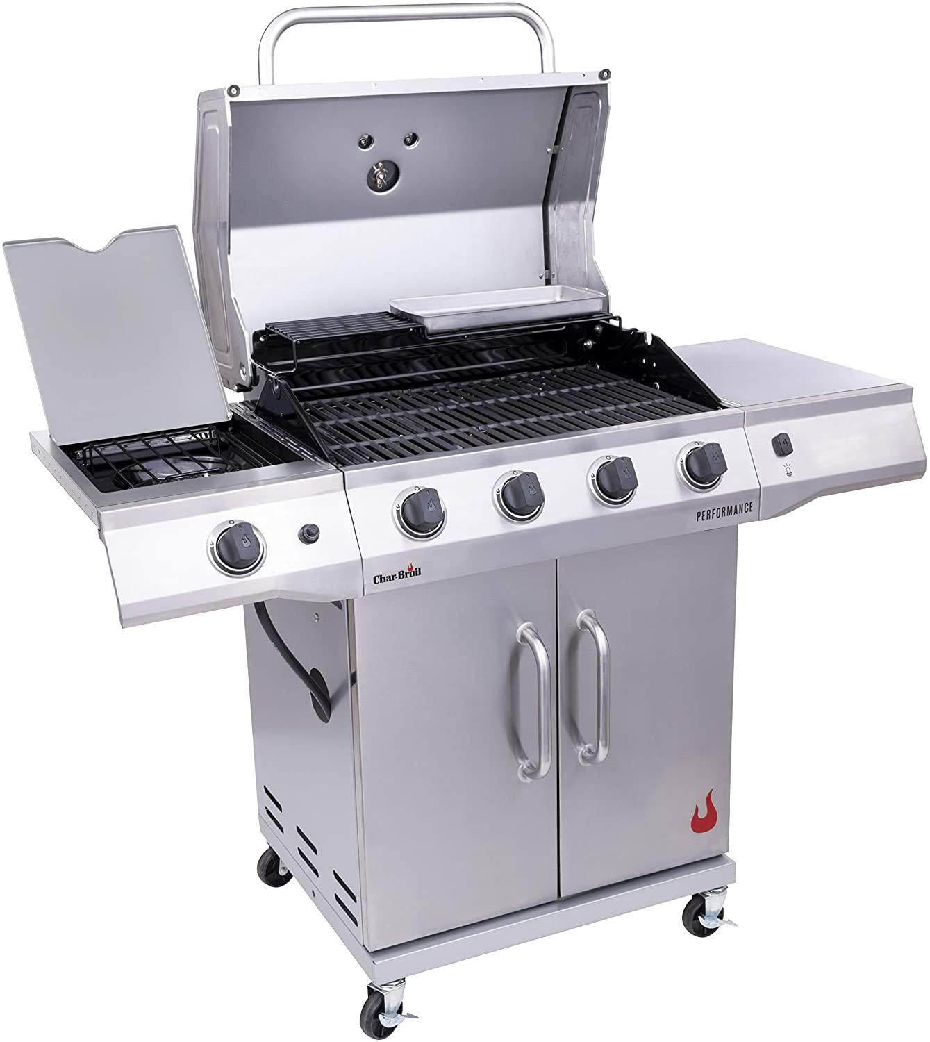 463354021 Performance 4-Burner Cabinet Style Liquid Propane Gas Grill