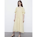puff tired dress