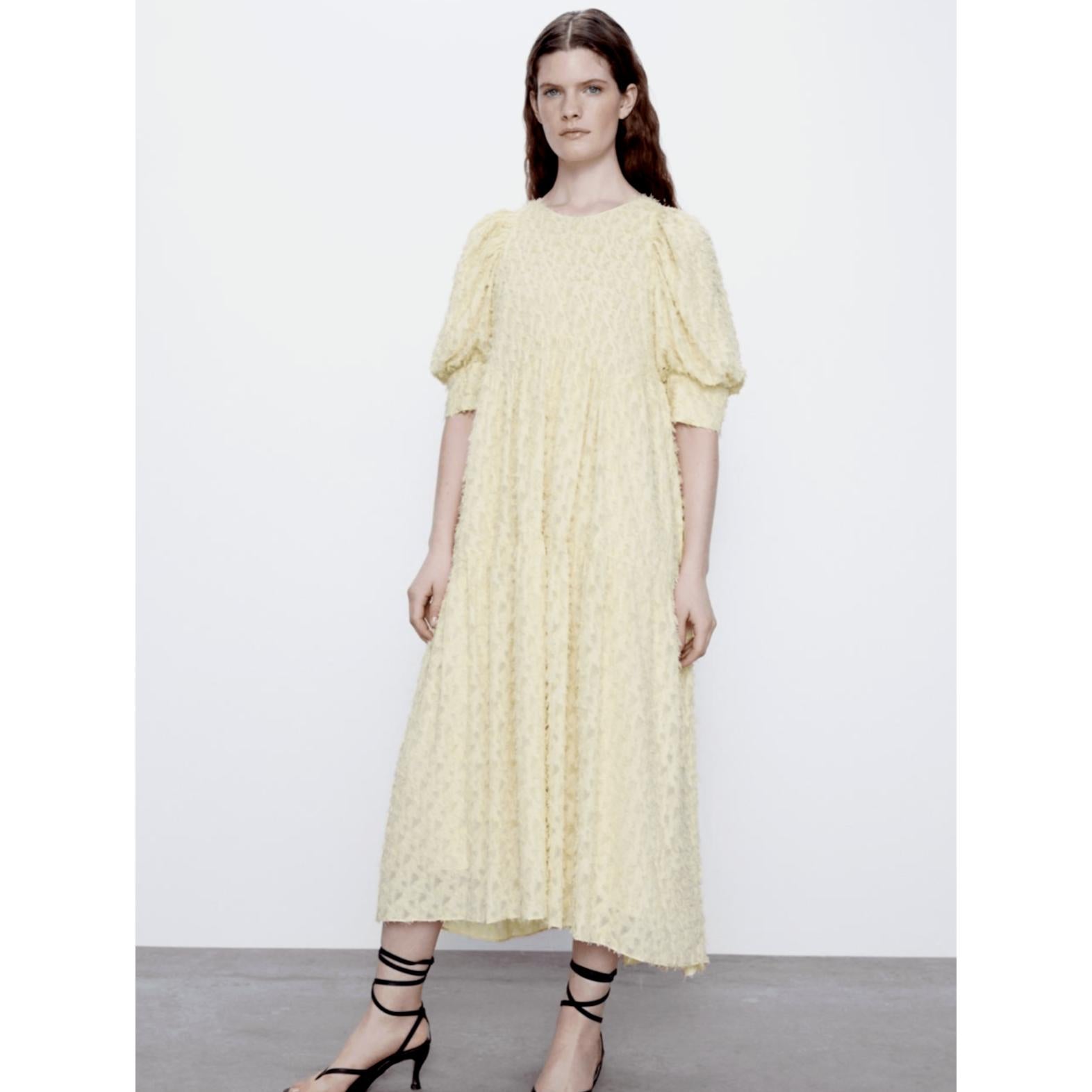 puff tired dress