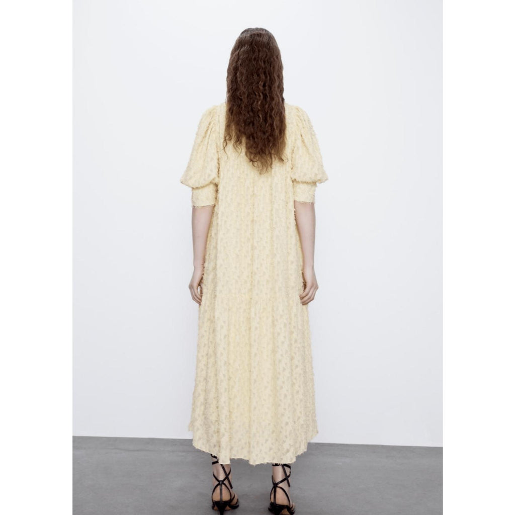 puff tired dress