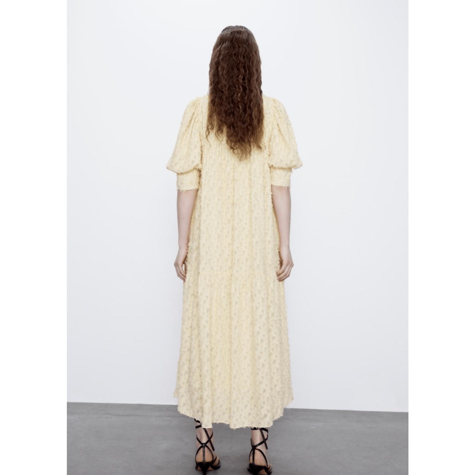 puff tired dress