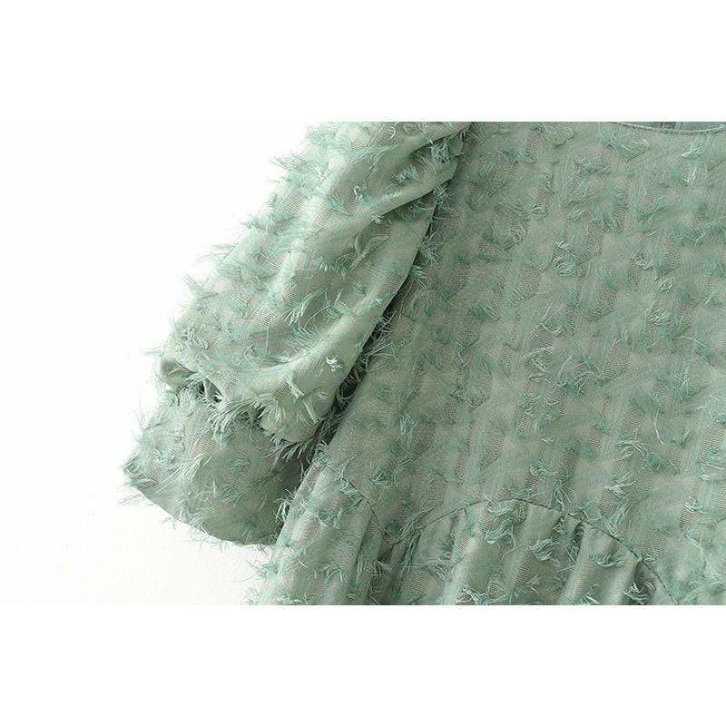 puff tired dress