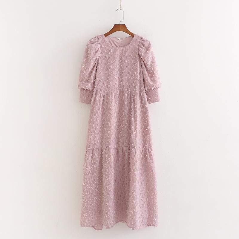 puff tired dress