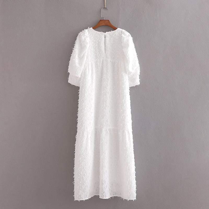 puff tired dress