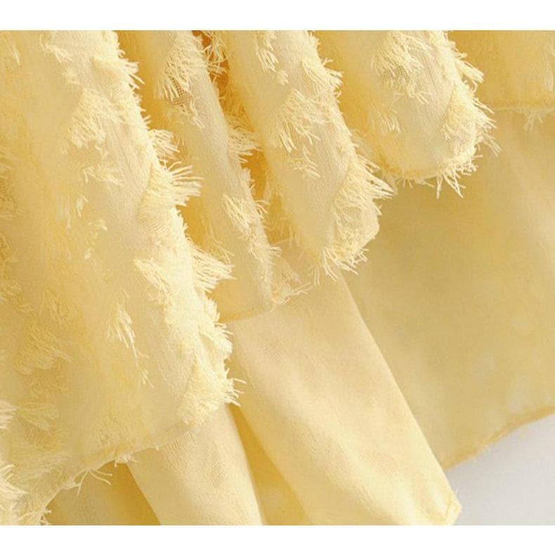 puff tired dress