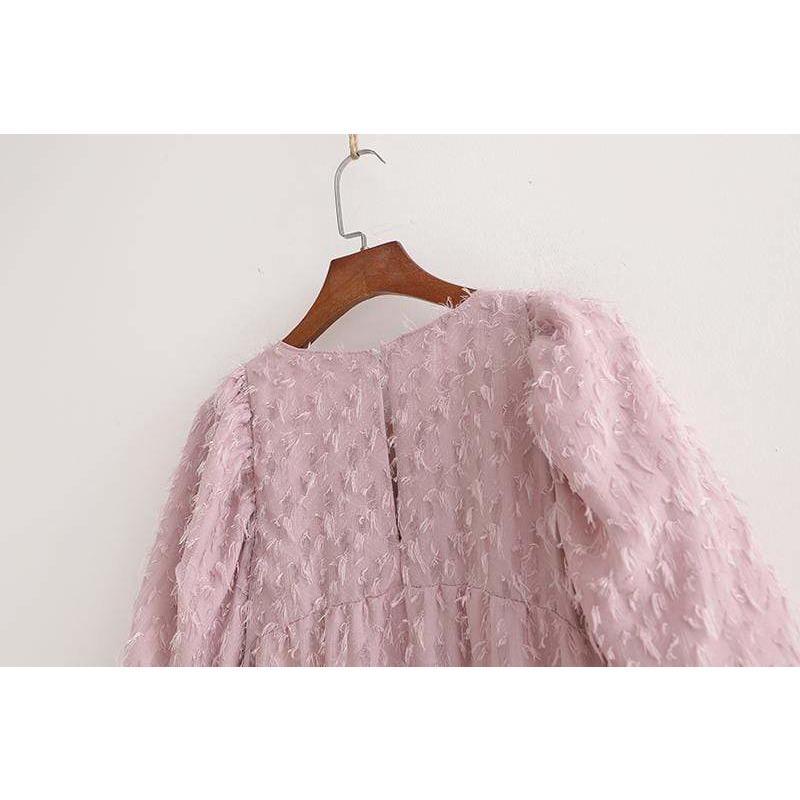 puff tired dress
