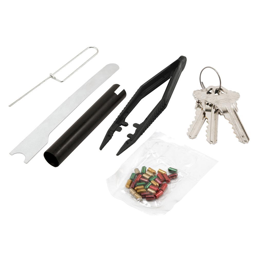 Re-Key A Lock Kit, SchlaType "C", 5-Pin Tumbler Sets w/Pre-cut Keys