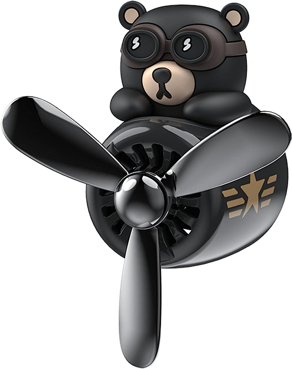Cacacece Bear Pilot Car Air Fresheners Automotive Air Outlet Creative Car Perfume Fragrance