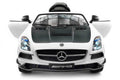2023 Mercedes SLS AMG 12V Battery Powered Motorized Ride on Toy Car with  in LCD TV, LED Lights, Leather Seat