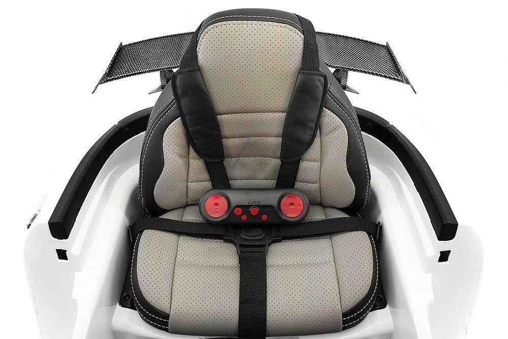 2023 Mercedes SLS AMG 12V Battery Powered Motorized Ride on Toy Car with  in LCD TV, LED Lights, Leather Seat